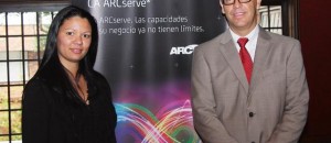 Ejecutivos de CA Technologies: Liz Marulanda, Inside Channel Account Manager, y Marcelo Lopes, Estratega Senior de Soluciones.