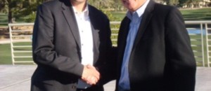 Diego Molano Vega (Ministro TIC) y CJ Bruno (Vicepresidente Intel América)