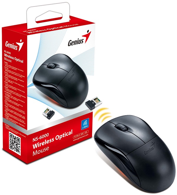 Genius 2.4GHz Wireless Optical Mouse NS-6000