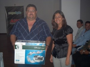 Entrega al Ganador del Premio HP