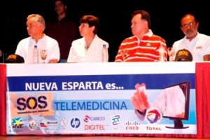 Personalidades de la UCV y del proyecto SOS Telemedicina