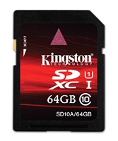 SDXC UHS-1 Clase 10 de 64GB