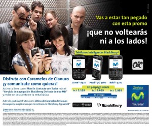 Movistar y Caramelos