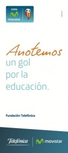 Anotemos un gol por la educación