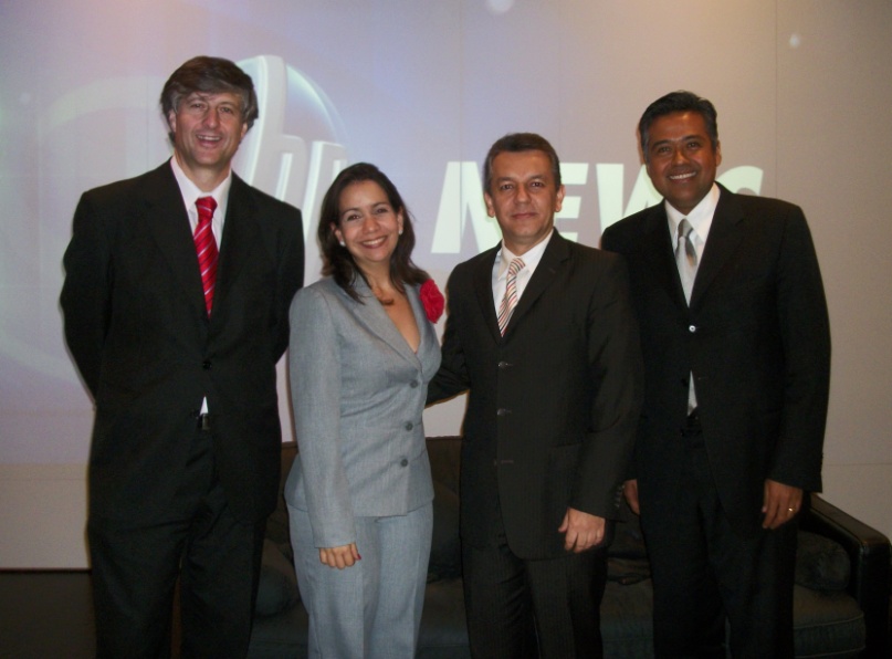 Gustavo Pifarri, Especialista Cloud Computing HP; Alida Medina, HP Venezuela; Fredy Pabón HP Venezuela, Martín Castillo HP MCA