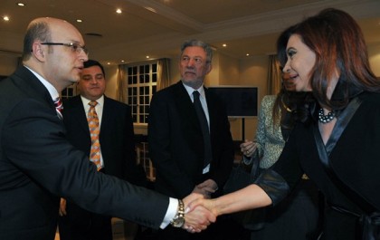 Alberto Paiva y Cristina Kirchner