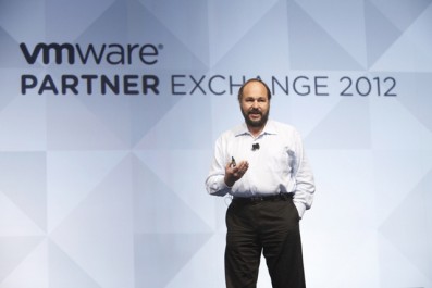 Paul Maritz, presidente y principal jefe ejecutivo (CEO) de VMware, durante su presentación