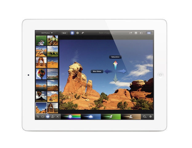 iPhoto iPad White