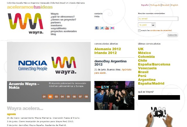 Nokia firma acuerdo con Wayra