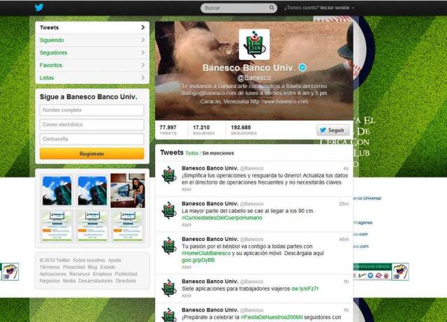 redes sociales banesco