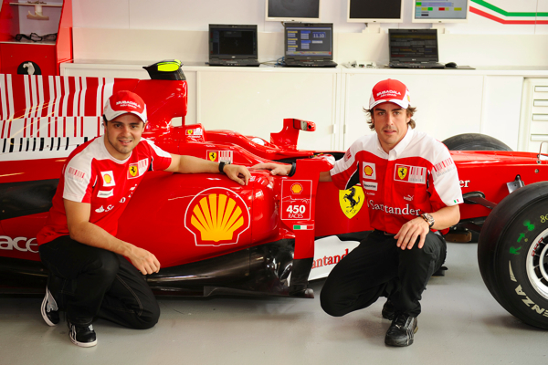 Shell y Pilotos Ferrari