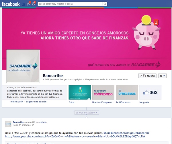 Facebook Bancaribe