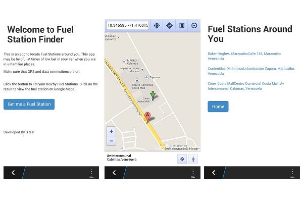 Fuel Station Finder in Maracaibo