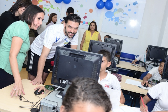 Douglas Madera visita Aula Fundación Telefónica