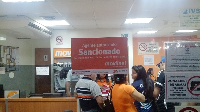 Agente Autorizado Movilnet Sancionado