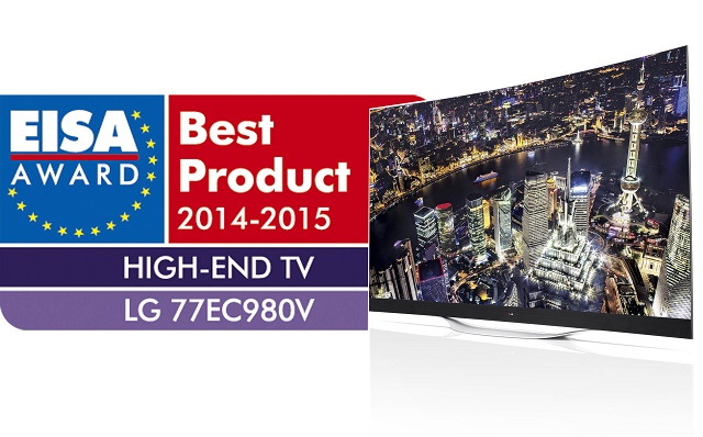 LG OLED TV_EISA Award 2014-2015