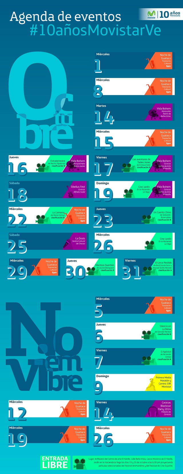 Movistar Calendario