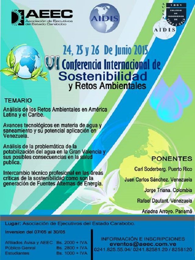 VI conferencia ambiental