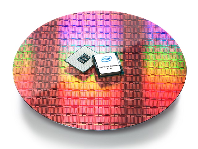 Xeon E7v4 on wafer