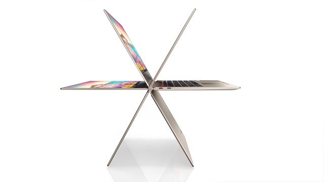 Yoga 910 multimode convertible in gold-low