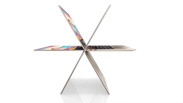Yoga 910 multimode convertible in gold-low