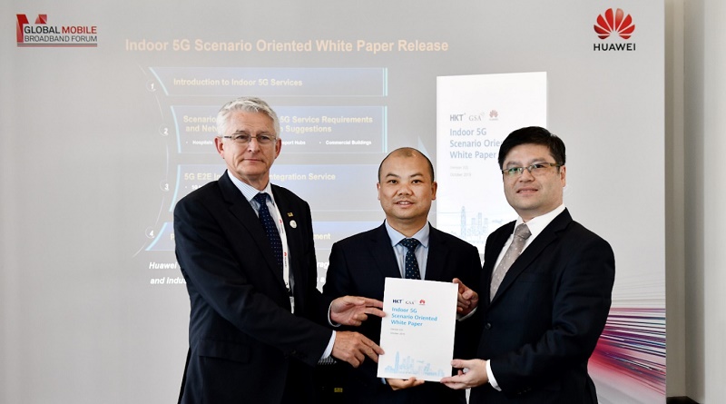 Huawei, HKT y GSA lanzan conjuntamente el Libro Blanco orientado a escenarios para interiores 5G