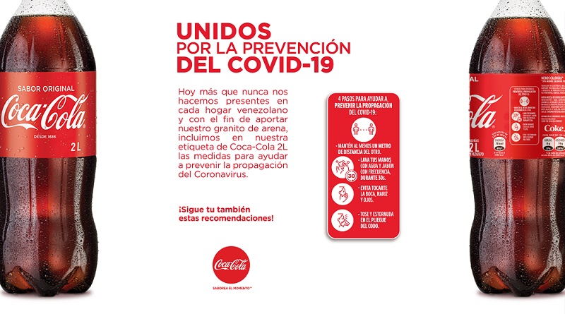 Coca-Cola Etiqueta Covid19