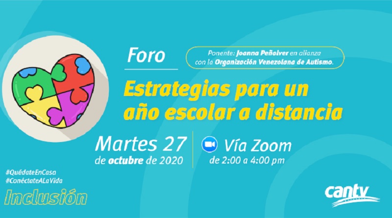 Cantv y OVA invitan a la videoconferencia Estrategias para un año escolar a distancia