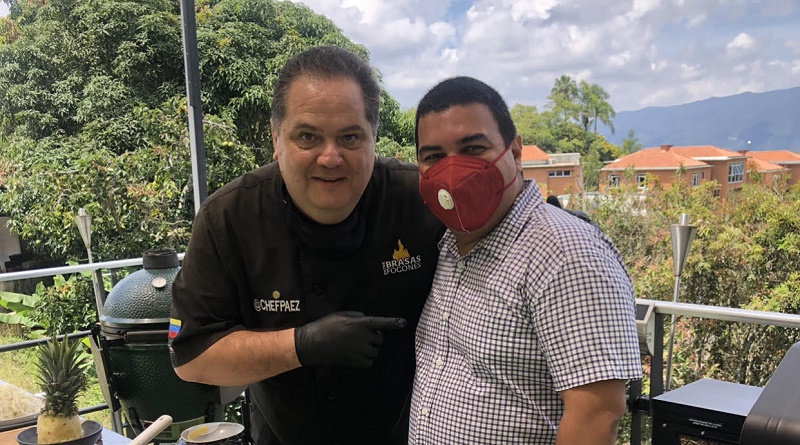 En Navidad cocinando entre amigos