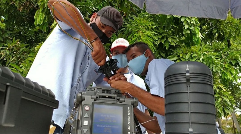 Cantv instala fibra óptica en Campo de Carabobo para conectar Internet de alta velocidad (1)