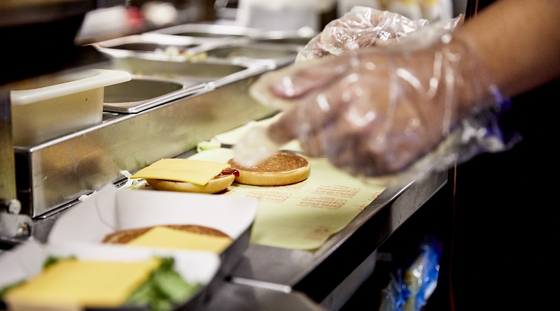 Preparación hamburguesa