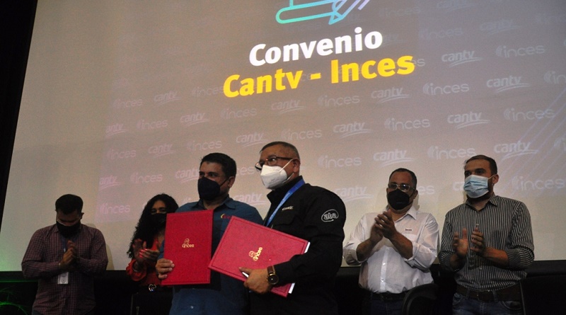 Cantv y el Inces firman convenio en materia de telecomunicaciones