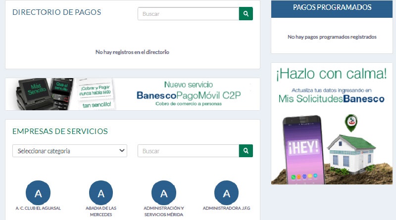 Banesco portal multipagos