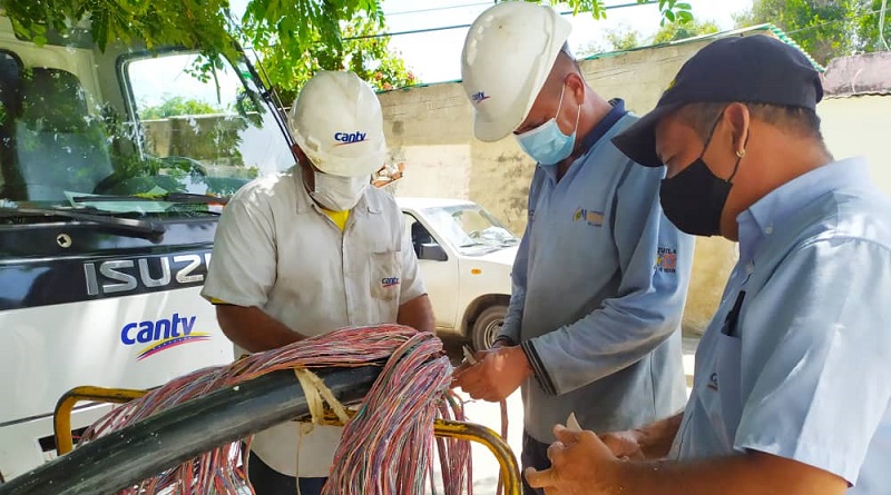 Cantv restableció conexión a 6.300 suscriptores de Guacara