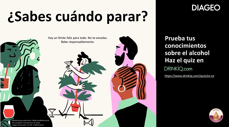 Sabes cuando parar DrinkIQ quiz Diageo - Campaña