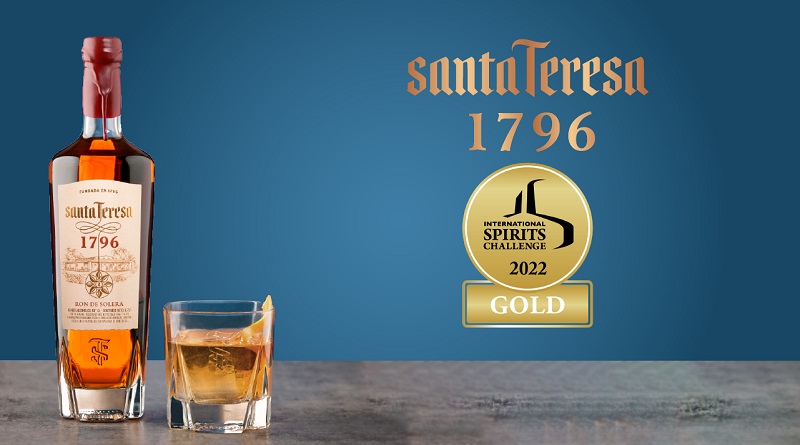 SANTA TERESA 1796 SUMA UNA MEDALLA DE ORO PARA EL RON VENEZOLANO