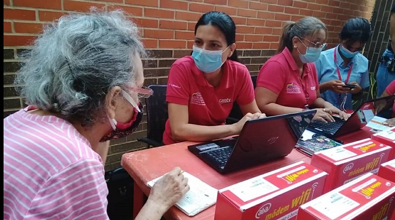 Cantv conectó Internet de altas velocidades en Las Chimeneas