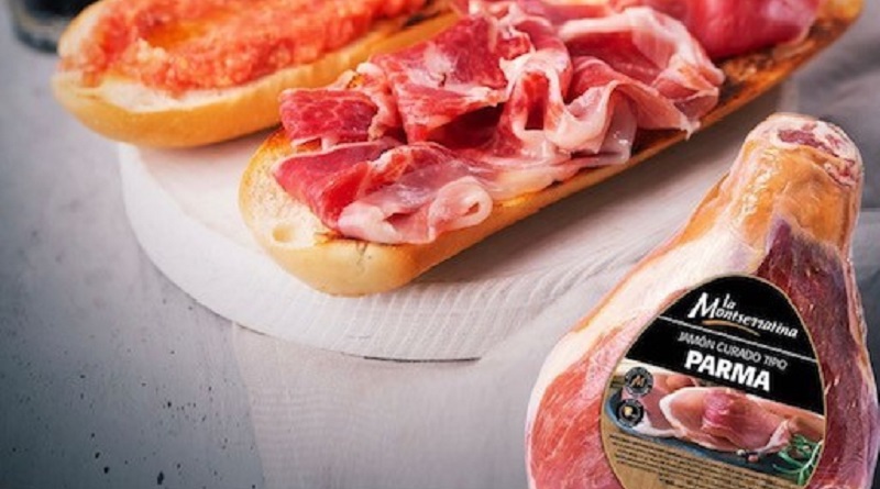 Jamón curado tipo Parma