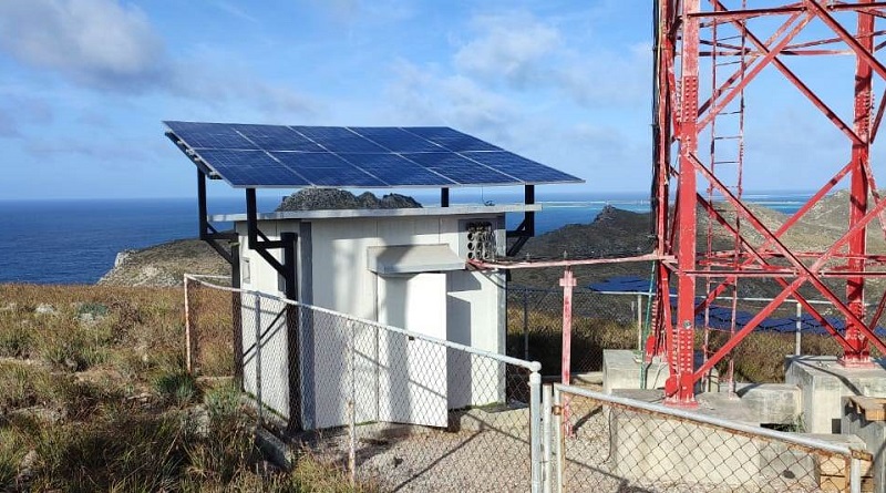 Paneles solares Digitel en Los Roques