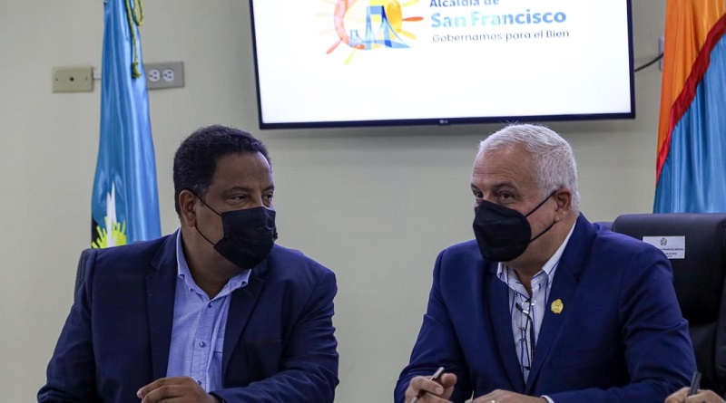 Alcaldes de Maracaibo y San Francisco