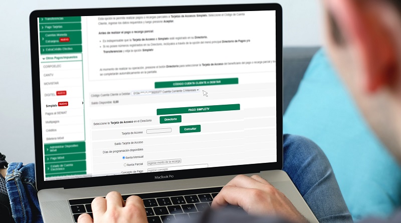 Pago de servicios Simpletv en BanescOnline